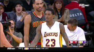 November 27, 2016 - Hawks vs. Lakers - Lou Williams And 1 Shot