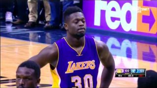 December 3, 2016 - Lakers vs. Grizzlies - Julius Randle Misses Three Game Tying Free Throws