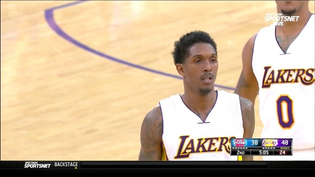 January 15, 2017 - Pistons vs. Lakers - Lou Williams 4 Point Play