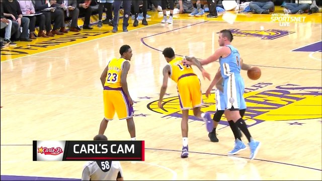 January 17, 2017 - Nuggets vs. Lakers - 4th Quarter Team Highlights