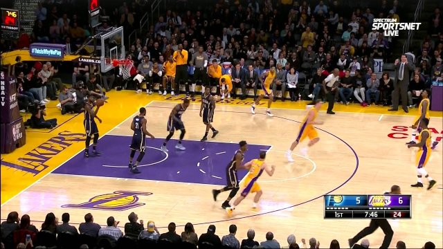 January 20, 2017 - Pacers vs. Lakers - 1st Quarter Team Highlights