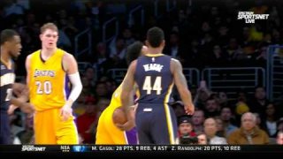 January 20, 2017 - Pacers vs. Lakers - 2nd Quarter Team Highlights