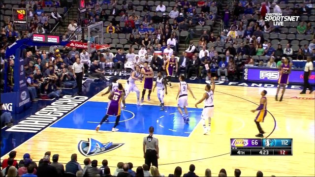 January 22, 2017 - Lakers vs. Mavericks - 4th Quarter Team Highlights
