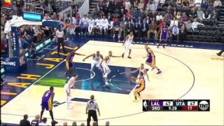 January 26, 2017 - Lakers vs. Jazz - 3rd Quarter Team Highlights