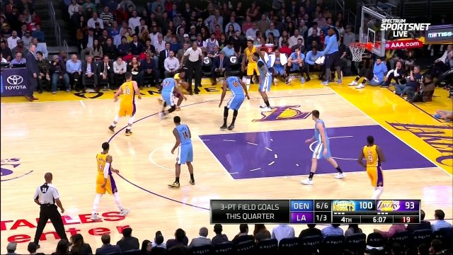 January 31, 2017 - Nuggets vs. Lakers - 2nd Half Team Highlights