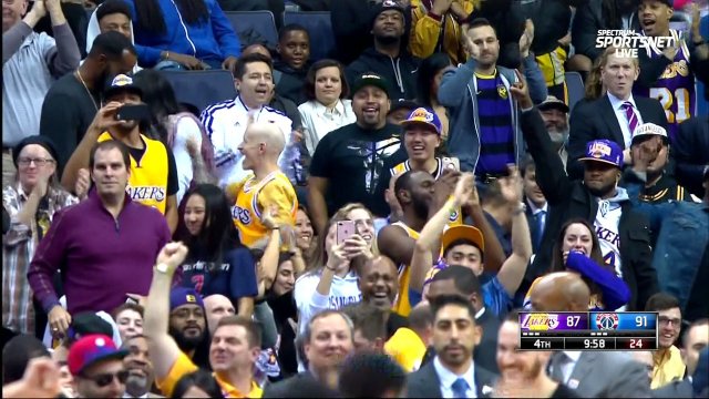 February 2, 2017 - Lakers vs. Wizards - 4th Quarter Team Highlights