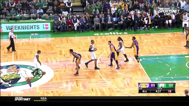 February 3, 2017 - Lakers vs. Celtics - 4th Quarter Team Highlights