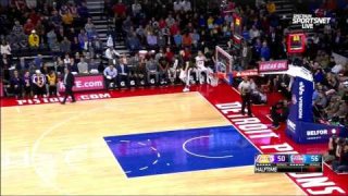 February 8, 2017 - Lakers vs. Pistons - Larry Nance Jr. Putback