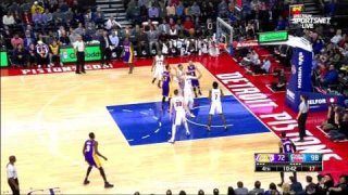 February 8, 2017 - Lakers vs. Pistons - 2nd Half Team Highlights