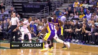 February 10, 2017 - Lakers vs. Bucks - Nick Young 4 Point Play