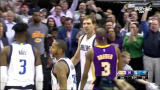 March 7, 2017 - Lakers vs. Mavericks - 1st Half Team Highlights
