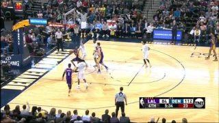March 13, 2017 - Lakers vs. Nuggets - 4th Quarter Team Highlights