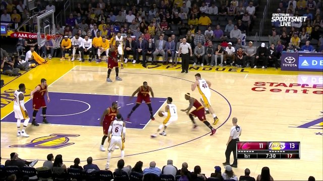 March 19, 2017 - Cavaliers vs. Lakers - 1st Quarter Team Highlights